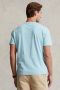 POLO Ralph Lauren regular fit T-shirt met linnen powder blue - Thumbnail 4
