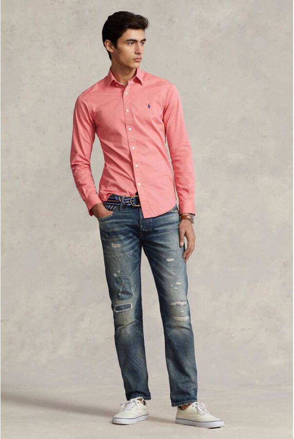 POLO Ralph Lauren slim fit overhemd desert rose