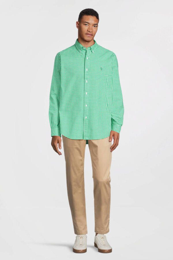 POLO Ralph Lauren regular fit overhemd mayan green white