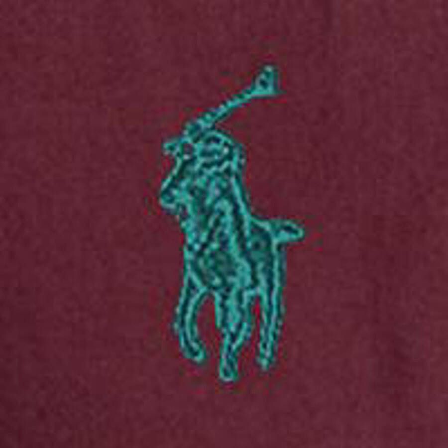 POLO Ralph Lauren slim fit overhemd met logo harvard wine
