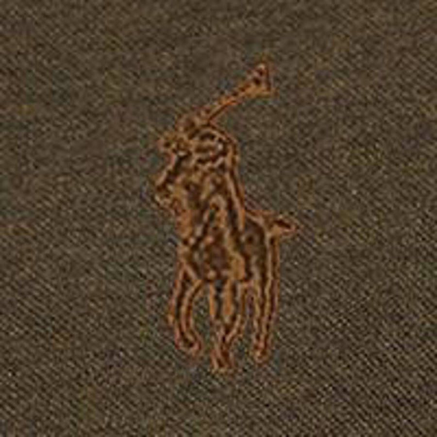 POLO Ralph Lauren slim fit overhemd met logo wilson olive heather