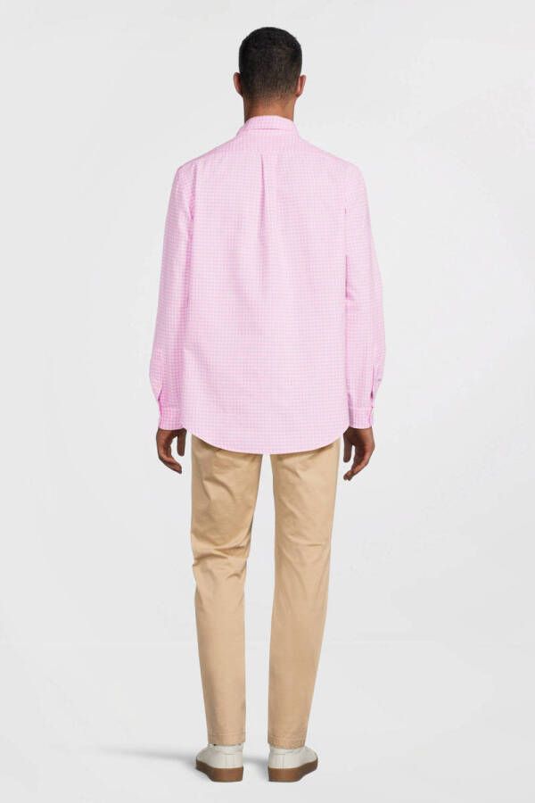 POLO Ralph Lauren slim fit overhemd pink white