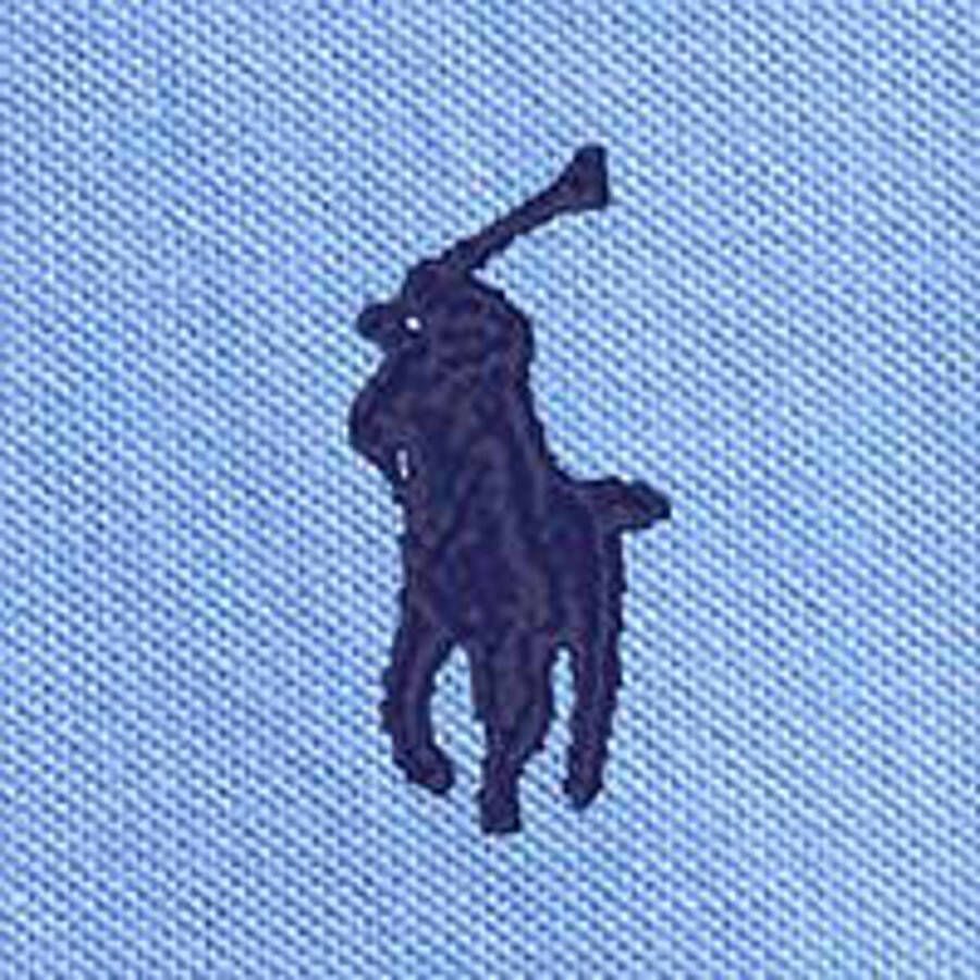 POLO Ralph Lauren slim fit polo met contrastbies harbour island blue