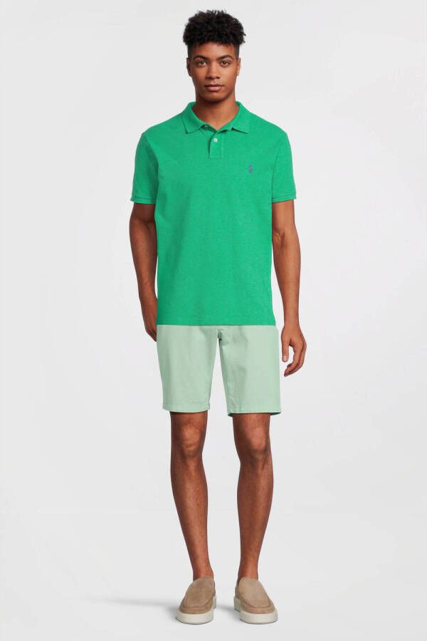 POLO Ralph Lauren slim fit polo palm green heather
