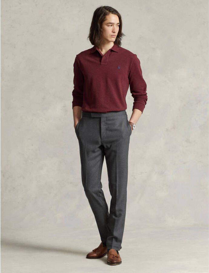 POLO Ralph Lauren slim fit polo spring wine heather