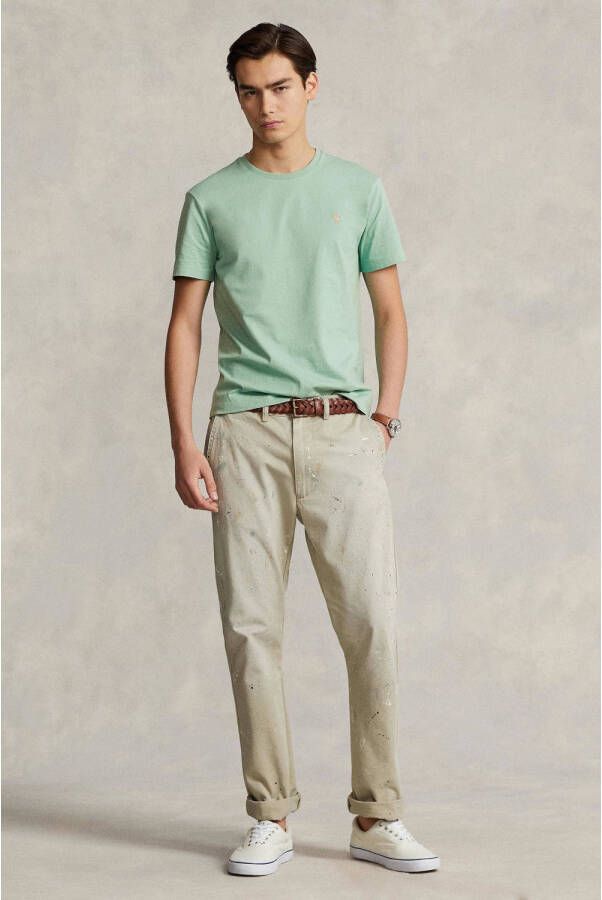 POLO Ralph Lauren slim fit T-shirt met logo essex green