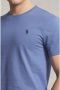 POLO Ralph Lauren slim fit T-shirt met logo nimes blue - Thumbnail 4