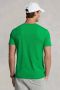 Polo Ralph Lauren Authentiek Custom Slim Fit Polo Shirt Green Heren - Thumbnail 3