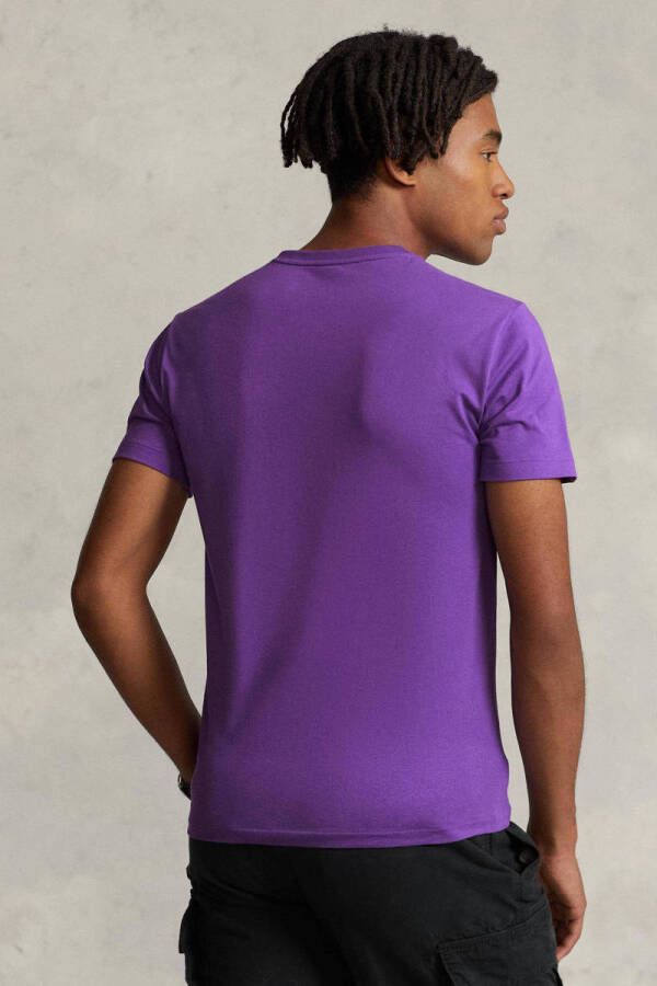 POLO Ralph Lauren slim fit T-shirt tie purple