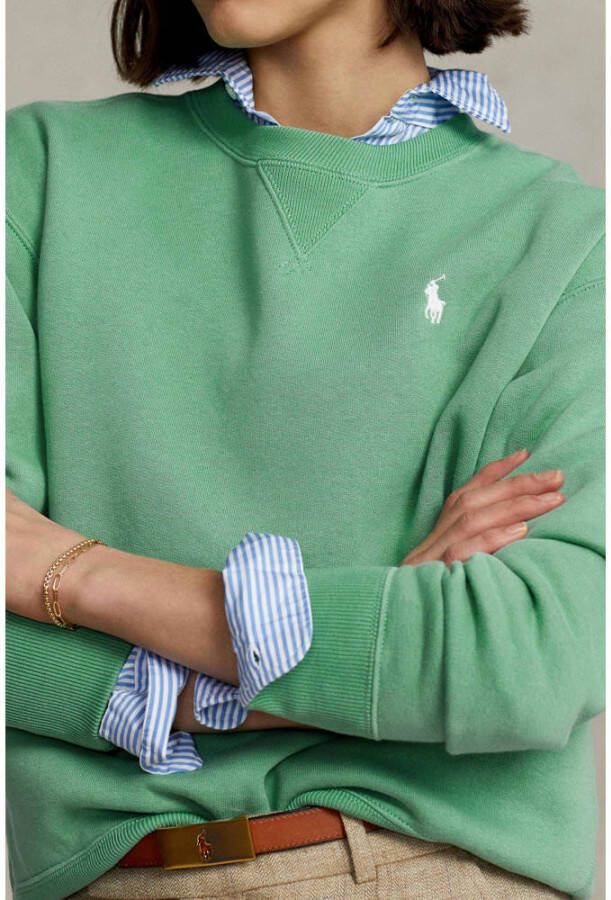 POLO Ralph Lauren sweater met borduursels groen