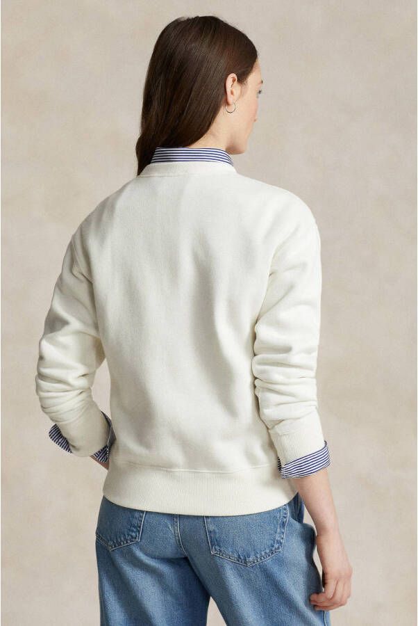 POLO Ralph Lauren sweater met printopdruk wit