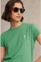 Ralph Lauren Stijlvolle Groene Jersey T-Shirt voor Vrouwen Green Dames - Thumbnail 4