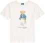 Ralph Lauren Polo Bear T-Shirt Klassieke Top voor Modebewuste Vrouwen White Dames - Thumbnail 4