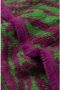 POM Amsterdam sjaal Zebra Fiery groen roze - Thumbnail 2