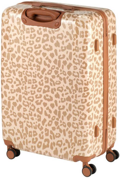 Princess Traveller trolley Animal Print 76 cm. lichtroze