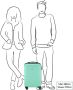 Princess Traveller trolley PT-01 55 cm. zwart - Thumbnail 2