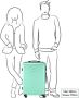 Princess Traveller trolley PT-01 67 cm. mintgroen - Thumbnail 2