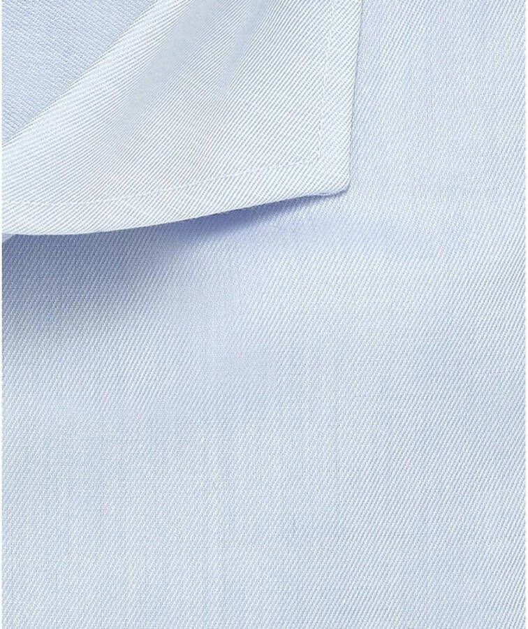Profuomo slim fit strijkvrij overhemd blauw extra lange mouw