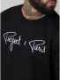 Project X Paris sweater met logo zwart - Thumbnail 3