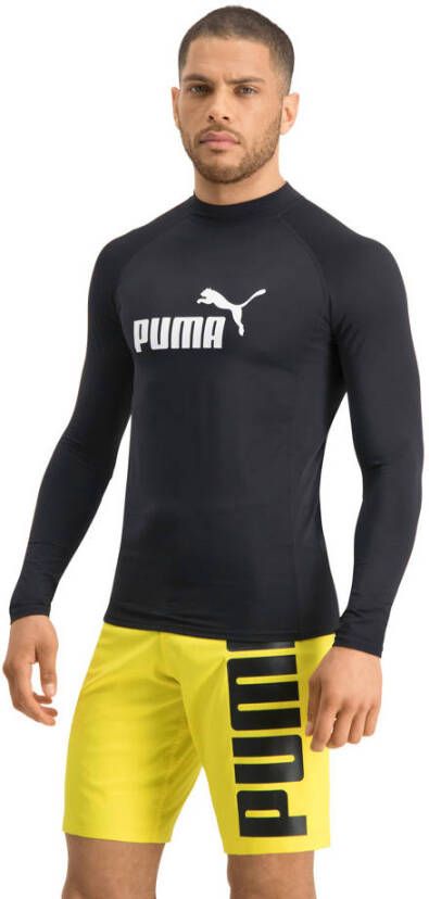 Puma UV shirt met logo zwart