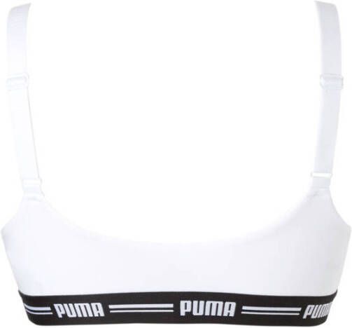Puma voorgevormde bh zonder beugel wit