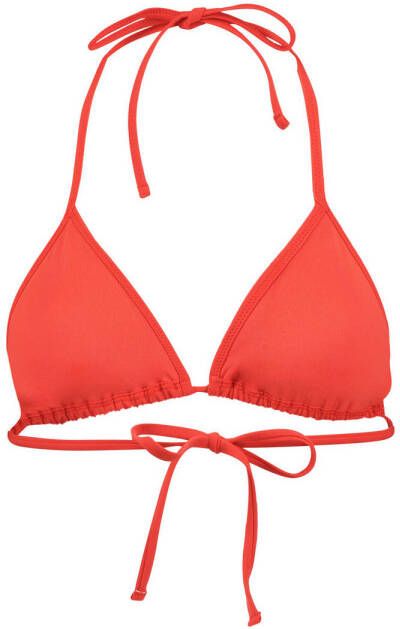 Puma voorgevormde triangel bikinitop rood - Foto 2