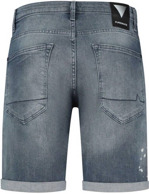 Purewhite regular fit jeans short The Steve W0859 denim blue grey