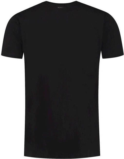Purewhite regular fit T-shirt van biologisch katoen black