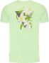 Purewhite Mint T-shirt Tshirt With Small Logo On Chest And Big Back Print - Thumbnail 8