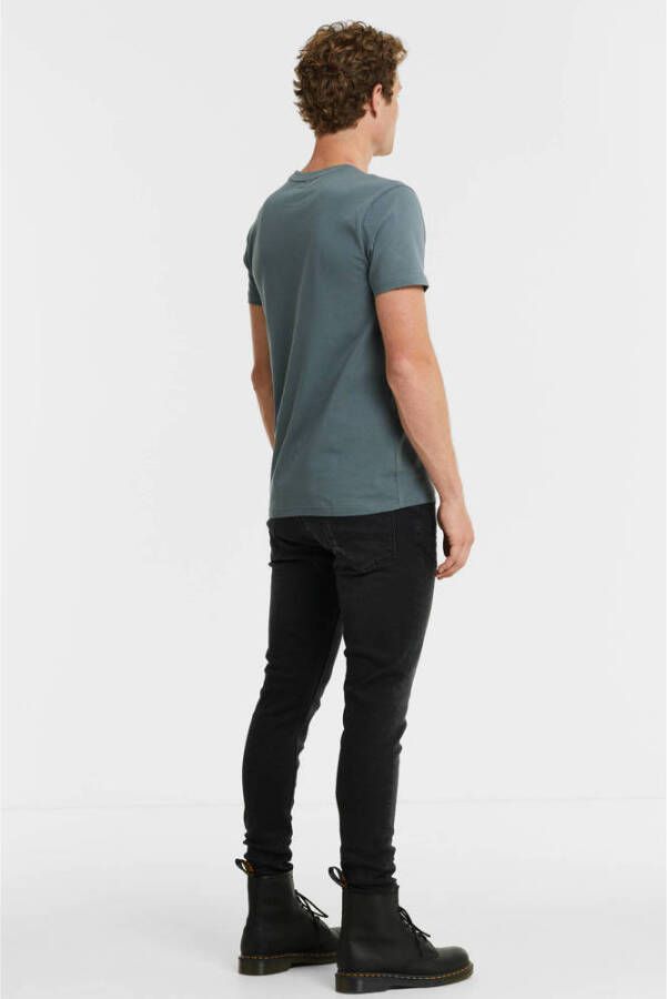 Purewhite skinny jeans The Dylan W0107 denim dark grey