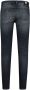 Purewhite Donkerblauwe Slim Fit Jeans #the Jone Skinny Fit Jeans With Allover Damgaing Spots - Thumbnail 6