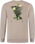 PUREWHITE Heren Truien & Vesten Crewneck With Front Print And Back Artwork Taupe - Thumbnail 6