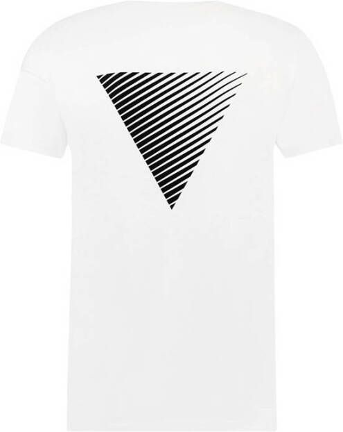 Pure Path T-shirt met backprint ESSENTIALS white