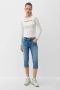 Q S by s.Oliver cropped slim fit jeans CATIE light blue - Thumbnail 4