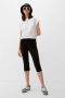 Q S by s.Oliver cropped slim fit jeans CATIE zwart - Thumbnail 3