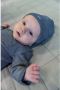 Quapi newborn baby gestreepte longsleeve Paul donkerblauw - Thumbnail 2