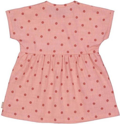 Quapi newborn baby jurk Patty van biologisch katoen roze