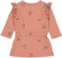 Quapi newborn baby jurk RAINA met all over print en ruches roze - Thumbnail 2