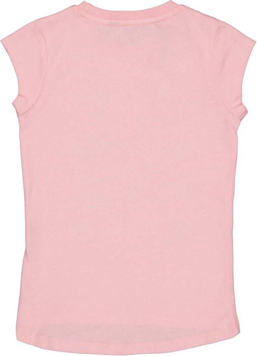 Quapi T-shirt met tekst roze