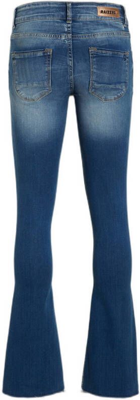 Raizzed high waist flared jeans Melbourne crafted met slijtage dark blue tinted