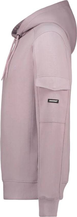 Raizzed hoodie Medero met logo gray mauve