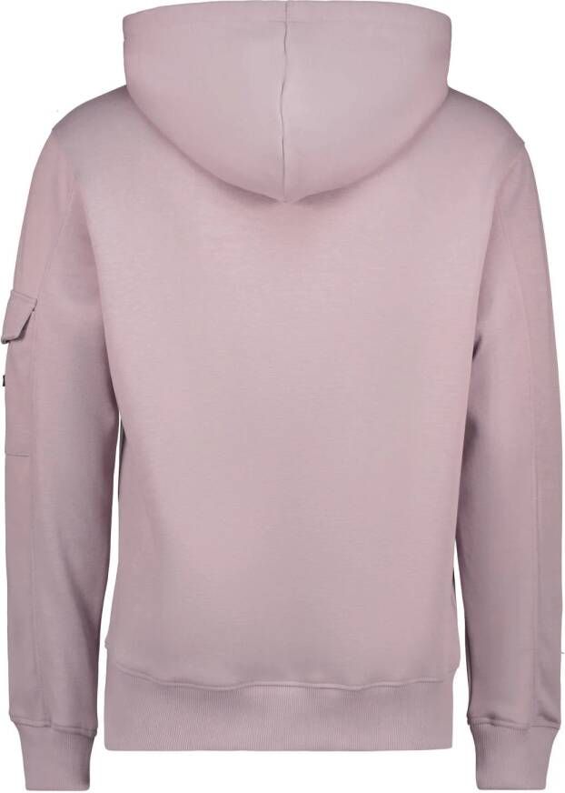 Raizzed hoodie Medero met logo gray mauve