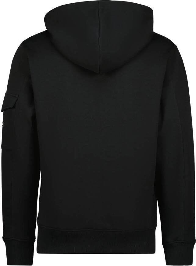 Raizzed hoodie Medero met logo zwart