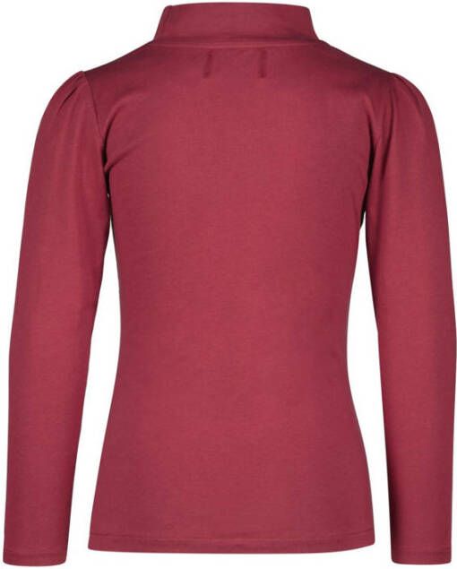 Raizzed longsleeve met logo bordeaux rood