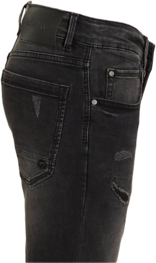 Raizzed skinny jeans Tokyo Crafted met slijtage vintage black