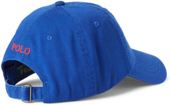 POLO Ralph Lauren pet met logo kobaltblauw