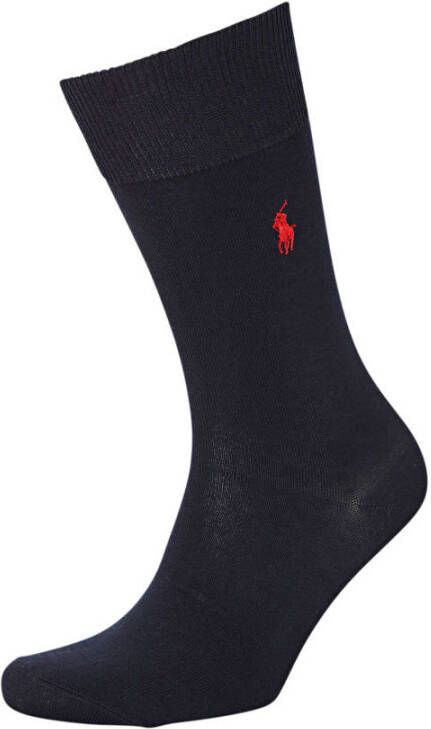 Ralph Lauren sokken Mercerized set van 3 donkerblauw