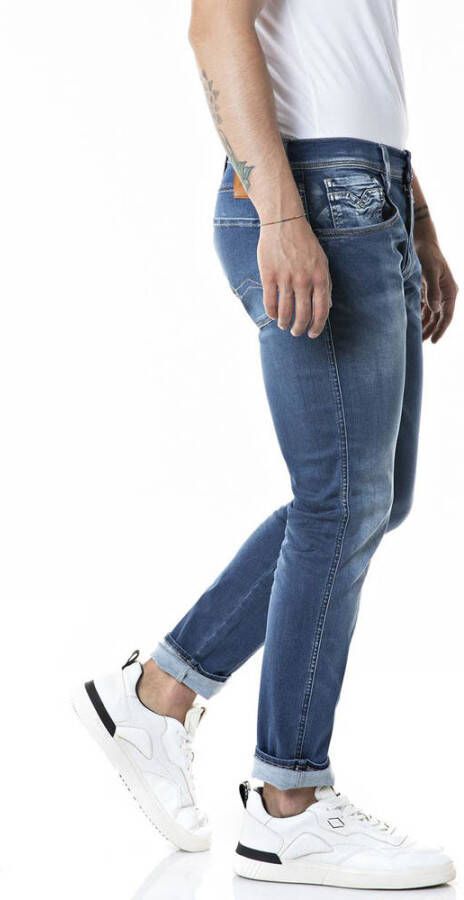 REPLAY slim fit jeans Anbass Hyperflex medium blue