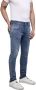 REPLAY slim fit jeans ANBASS hyperflex medium blue - Thumbnail 5
