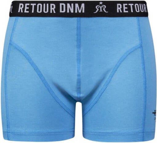 Retour Denim boxershort set van 2 groen lichtblauw